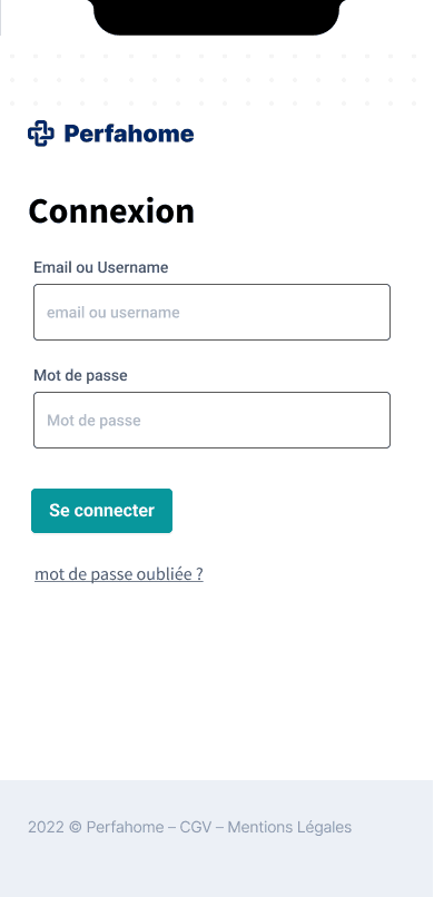 Perfahome field app view 2