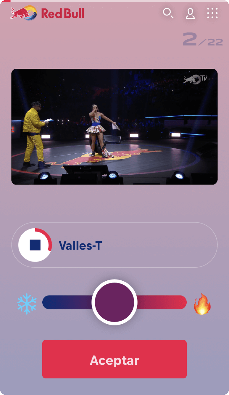 Red Bull app screen 2