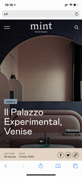 Mint Magazine - Screenshot 1