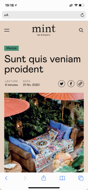 Mint Magazine - Screenshot 2